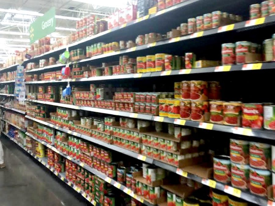 walmart canned tomato aisle