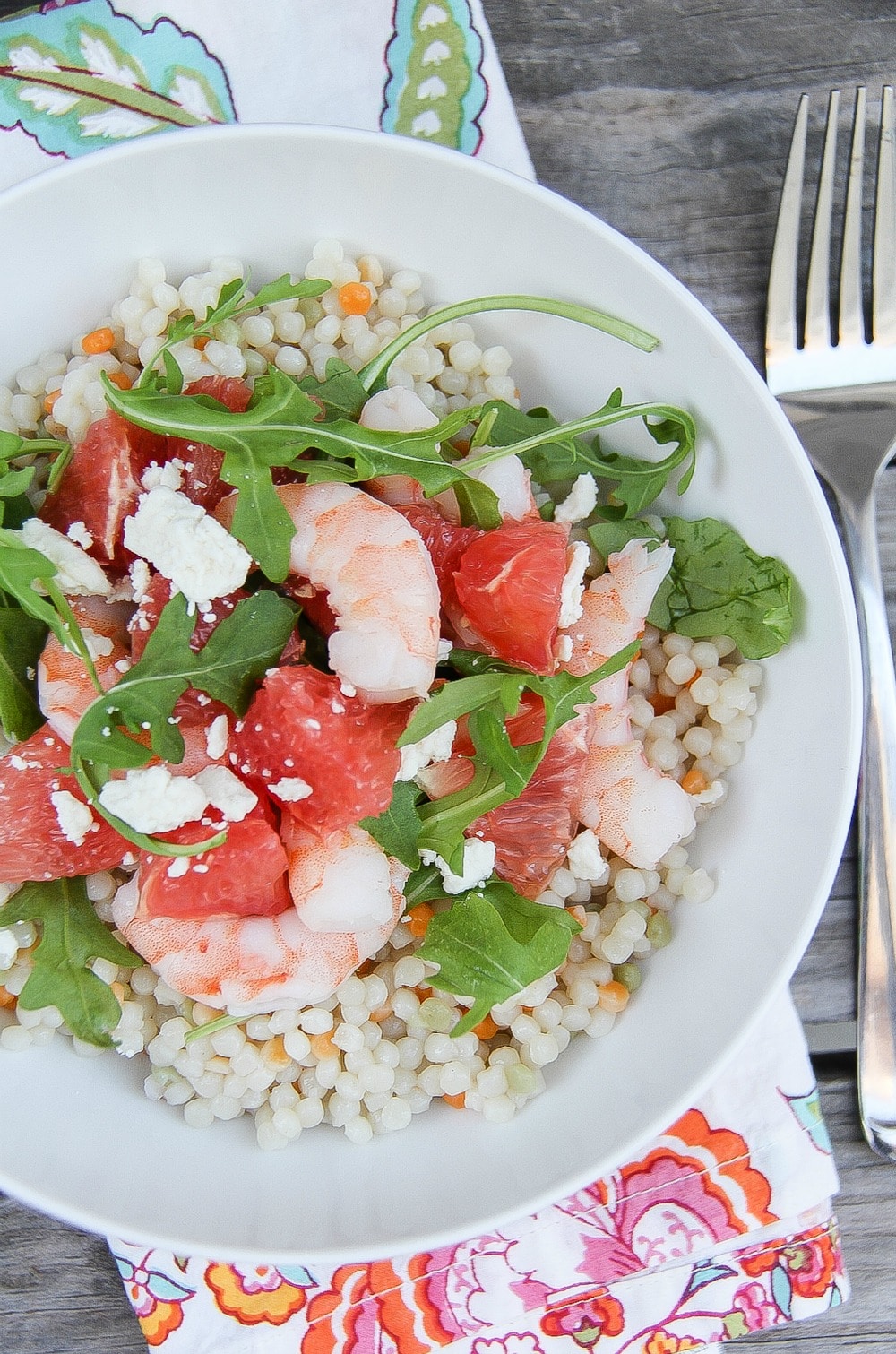 grapefruit shrimp and couscous salad recipe