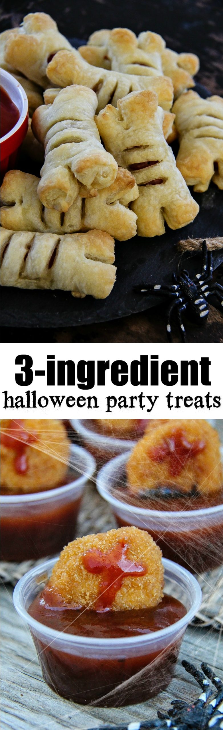 Halloween food ideas Pinterest image