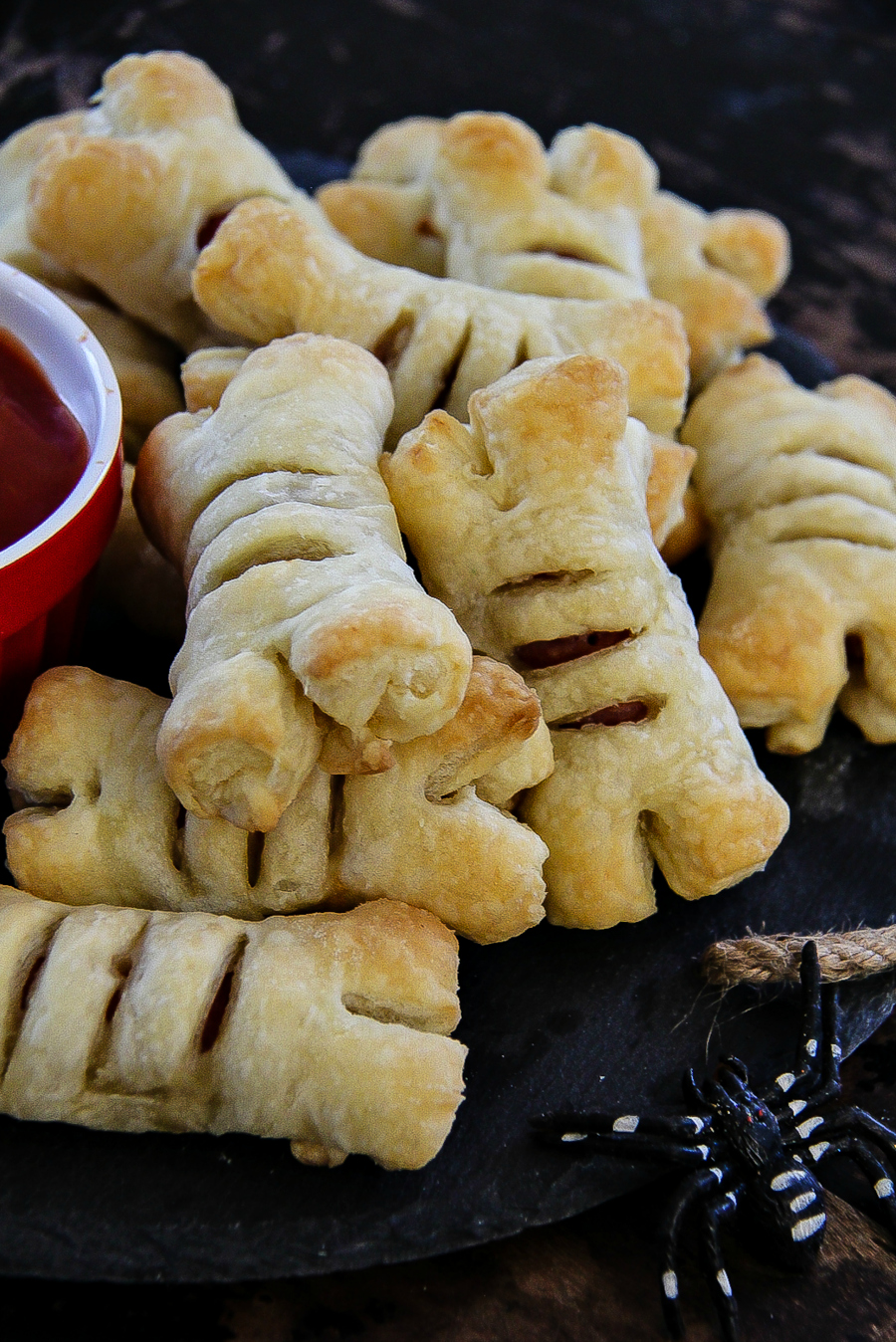 halloween food ideas lil smokies wrapped in pastry shaped like bones