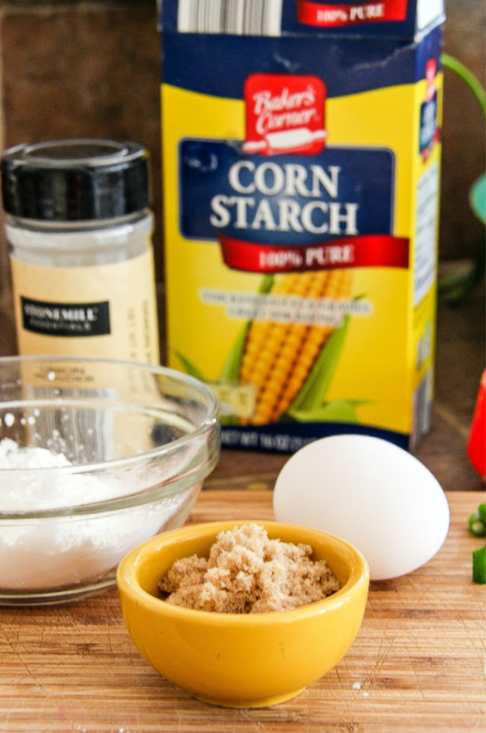 ingredients to make honey lemon chicken