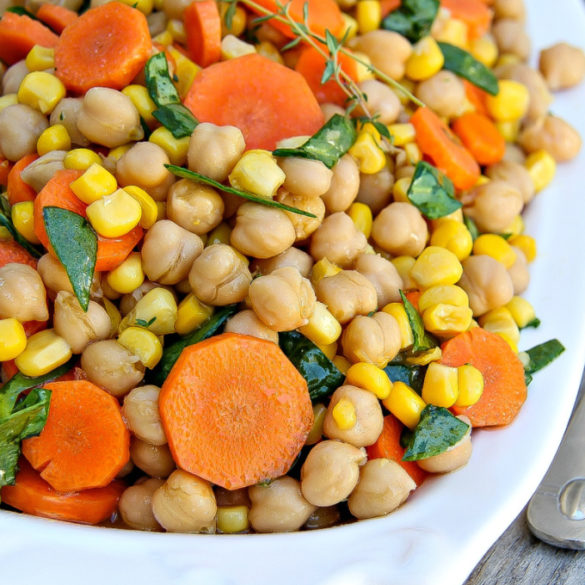 chickpea and carrot salad