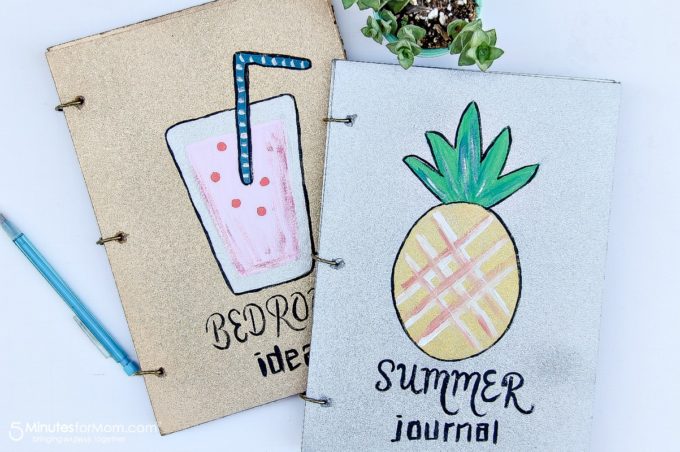 diy summer journal and bucket list book for kids