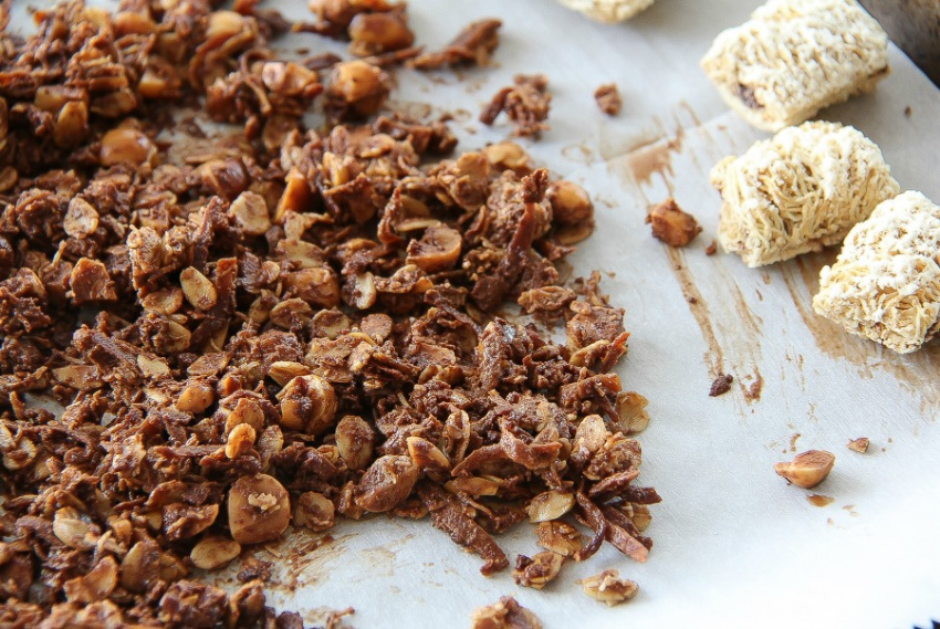 how to freeze nutella granola