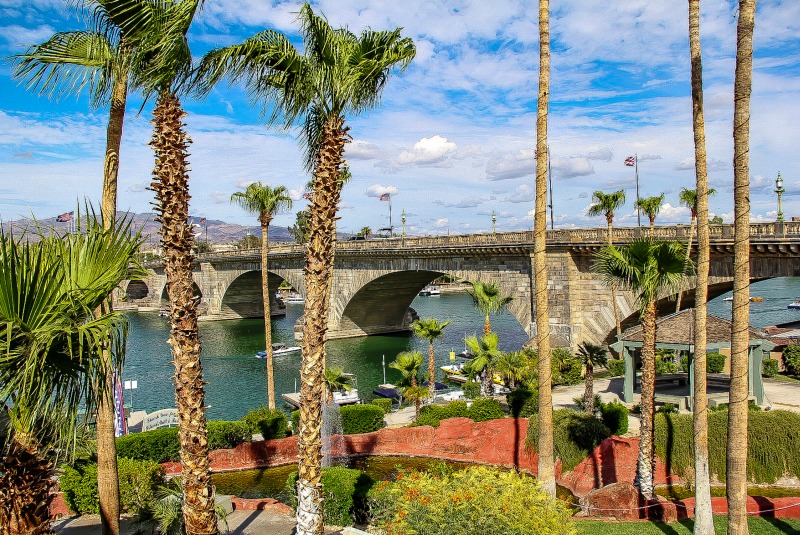 Visiting the London Bridge in Lake Havasu Arizona.