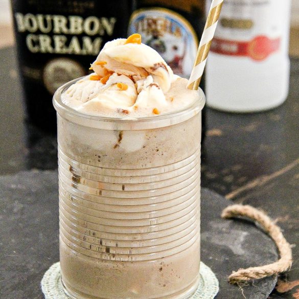 bourbon root beer float