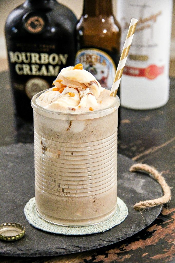 bourbon root beer float