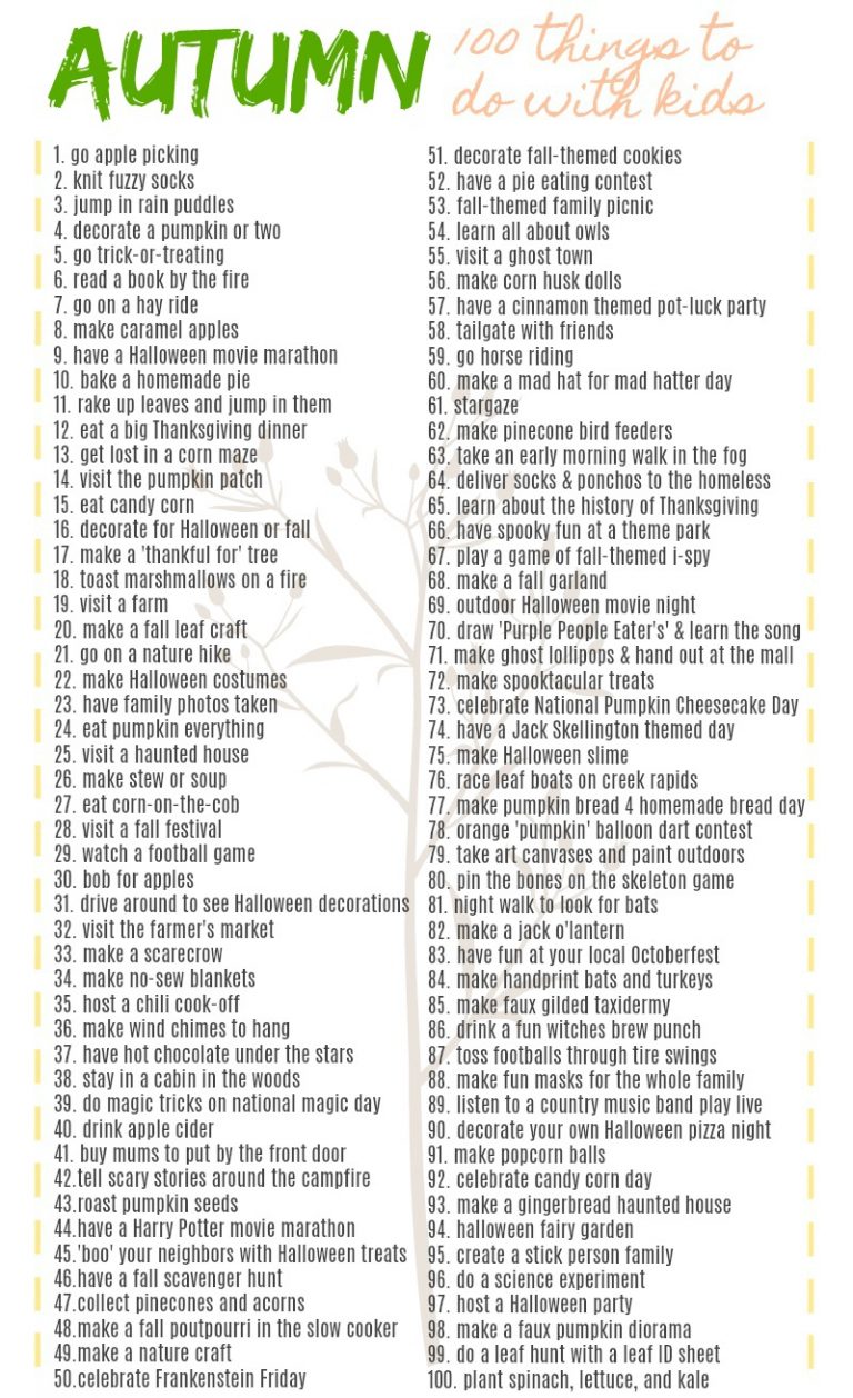 The Best Fall Activities To Do With Kids | Tonya Staab