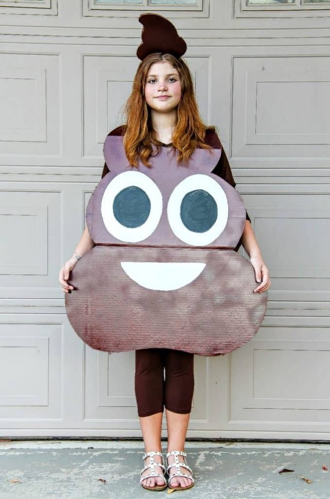 poop emoji costume