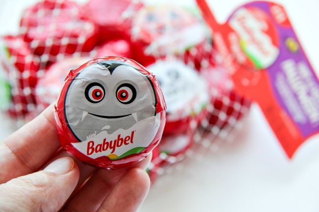 Halloween Babybel cheese.