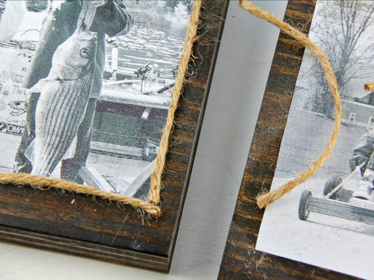 DIY Wood Block Photo Frames Tonya Staab