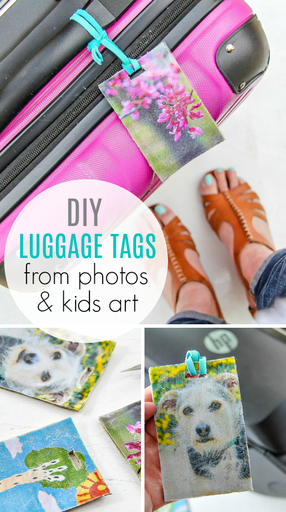 diy luggage tags pinterest