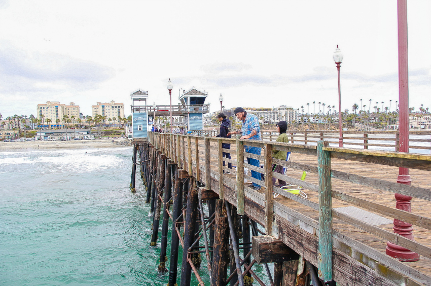 fishing at oceanside pier