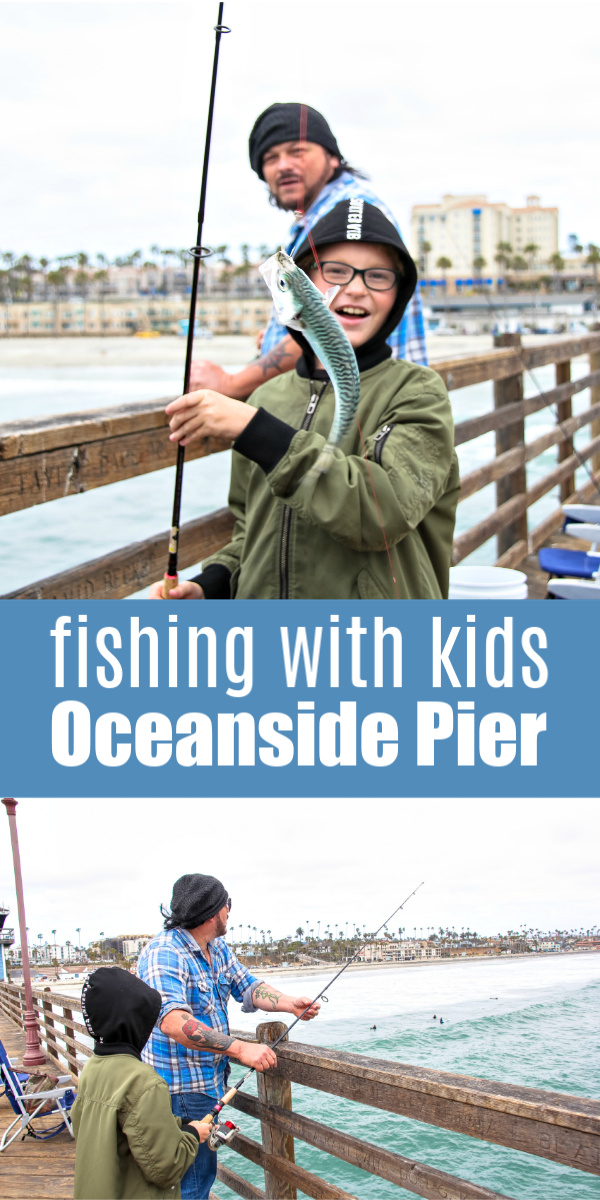 fishing at oceanside pier with kids pinterest