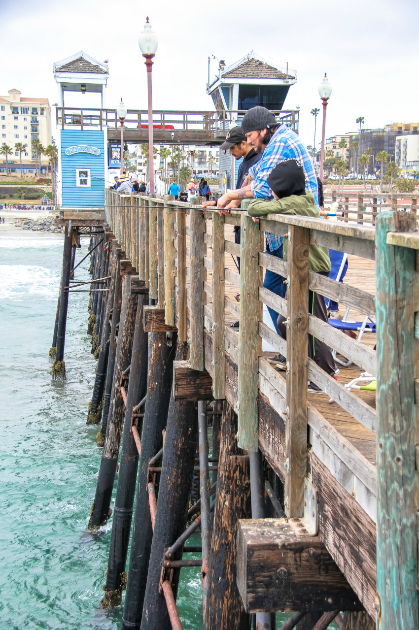 oceanside pier fishing in san diego