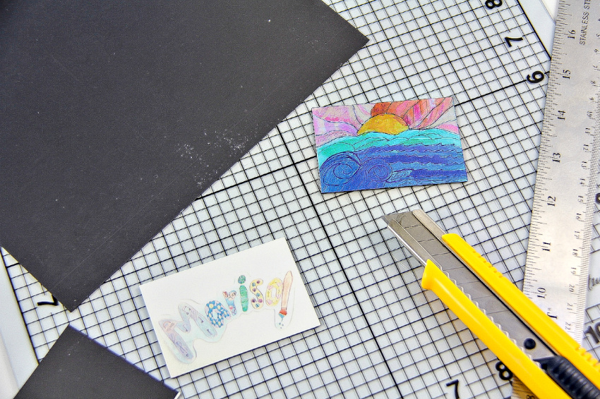 A tutorial for making homemade magnets out of magnet sheets.