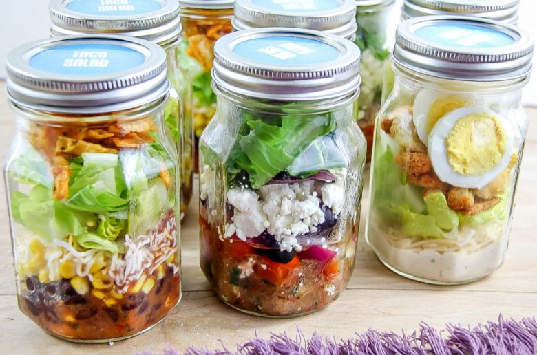 DIY Salad Jar Labels | Tonya Staab