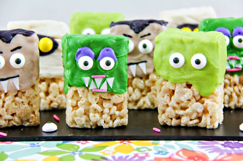 Hotel Transylvania rice krispies treats