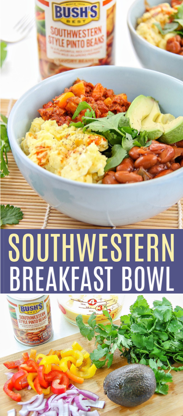 Breakfast bowl recipe Pinterest image