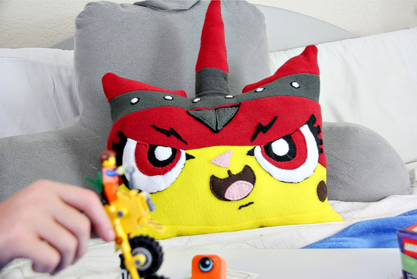 LEGO UltraKatty handmade fleece pillow