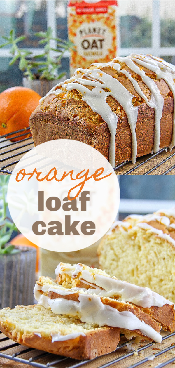 orange loaf cake Pinterest image