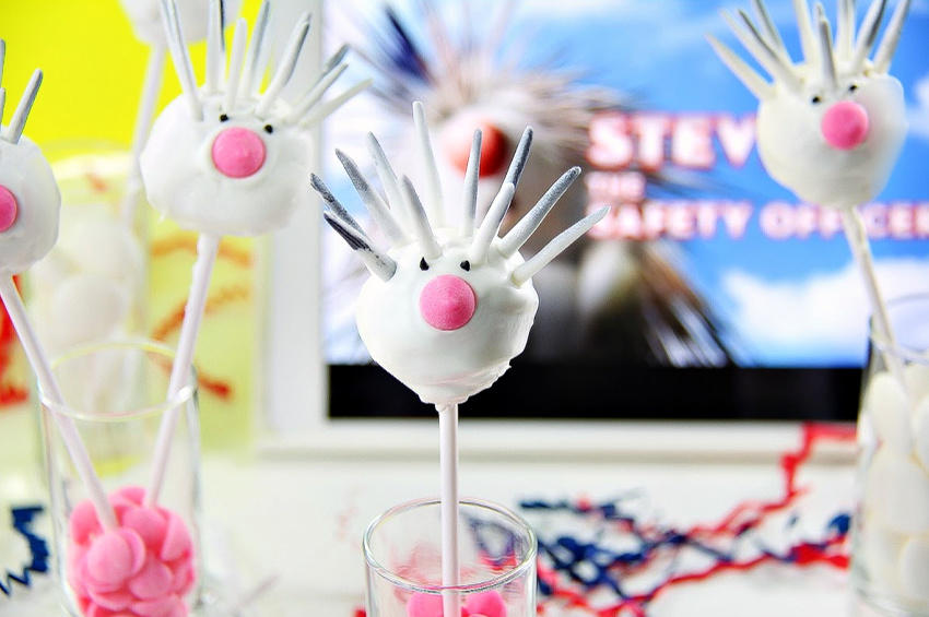 Wonder Park porcupine cake pops