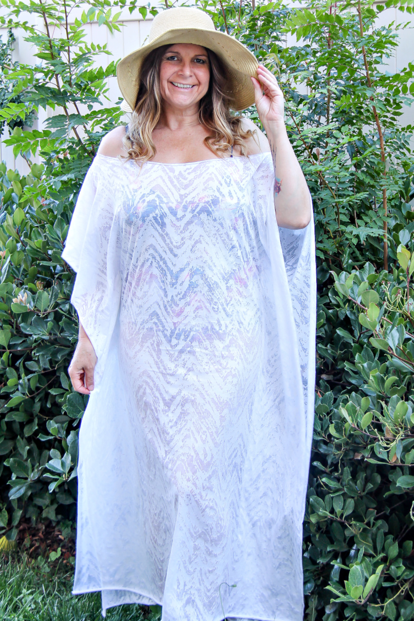 handmade lace kaftan