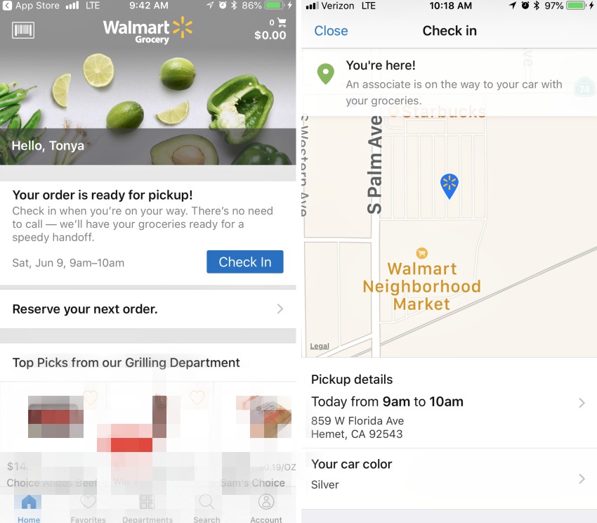 How to know when your Walmart online order is ready to be picked up.