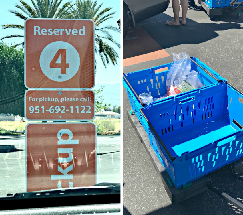 Using Walmart grocery for pick-up.