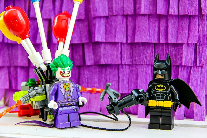 LEGO Joker and LEGO Batman minifigures