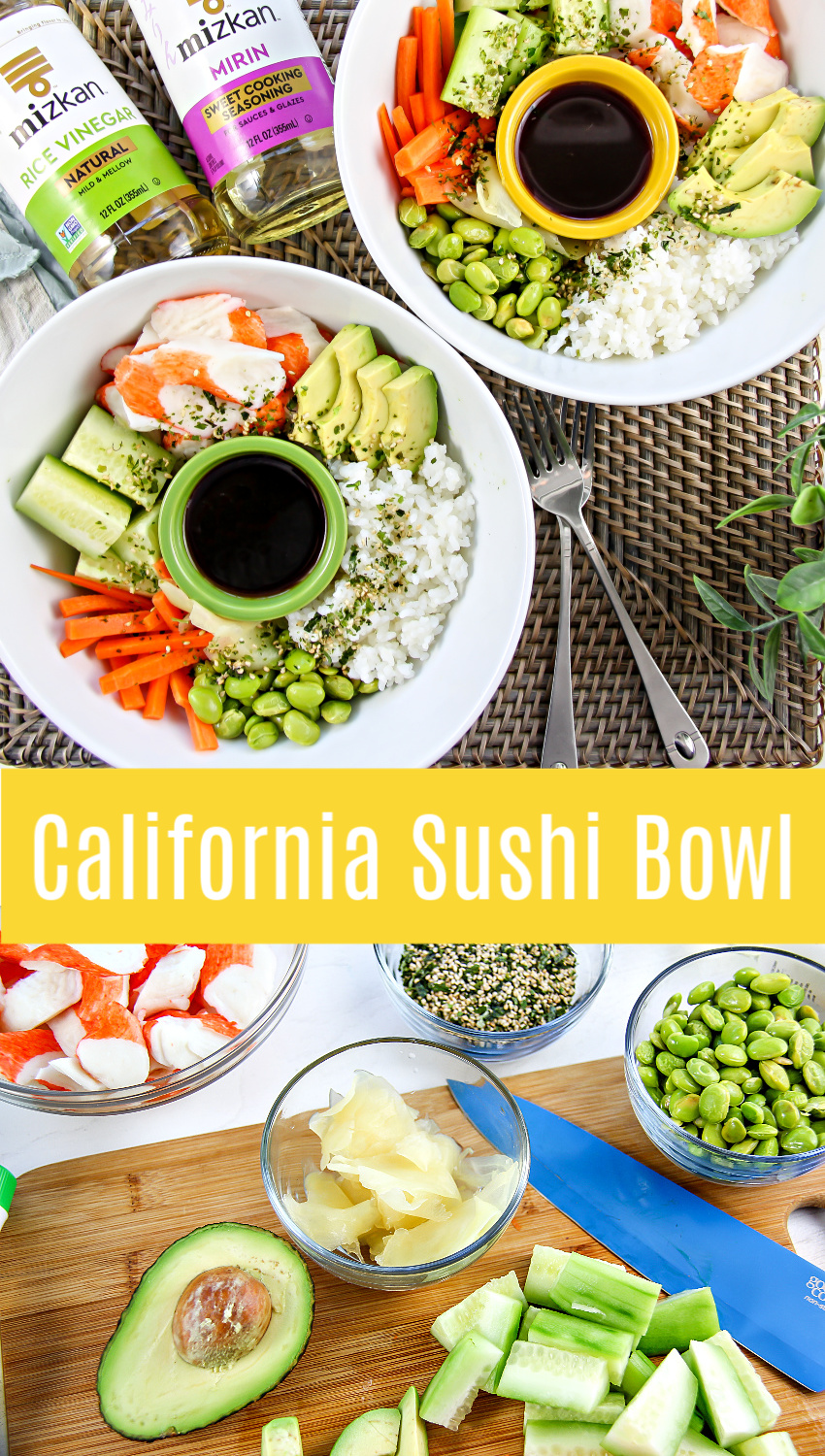 California sushi bowl Pinterest image.