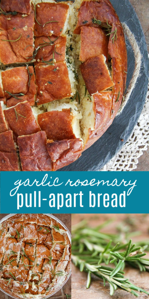 Garlic Rosemary PullApart Bread Tonya Staab