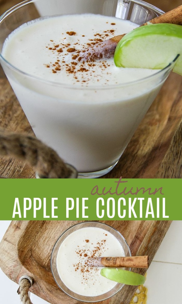 apple pie cocktail Pinterest image