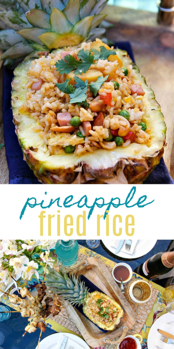 Pineapple fried rice Pinterest image