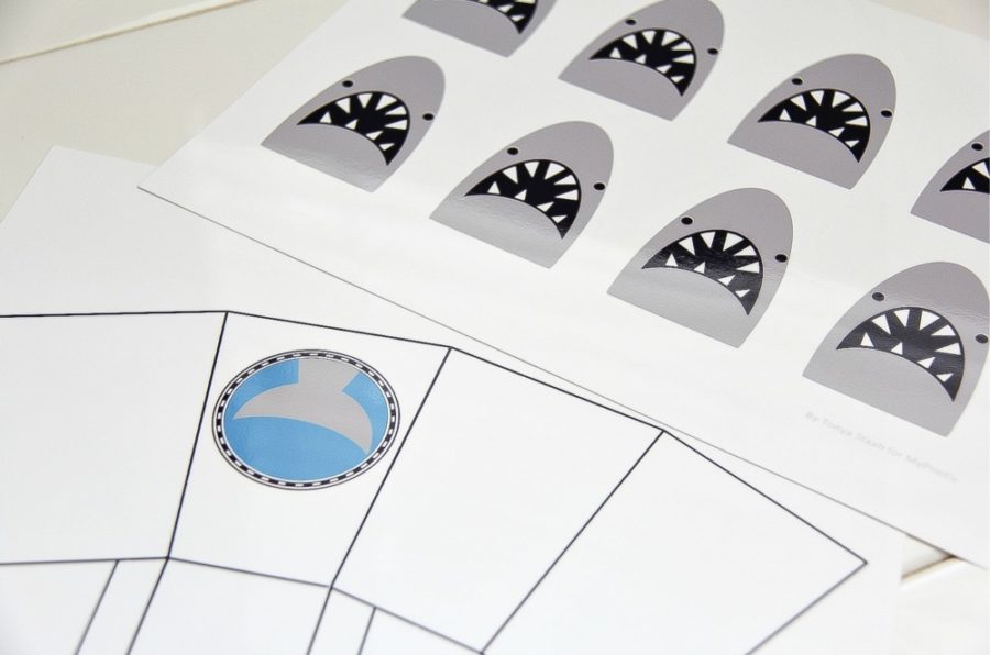 Shark Bait Snack Tubs With Free Printable | Tonya Staab