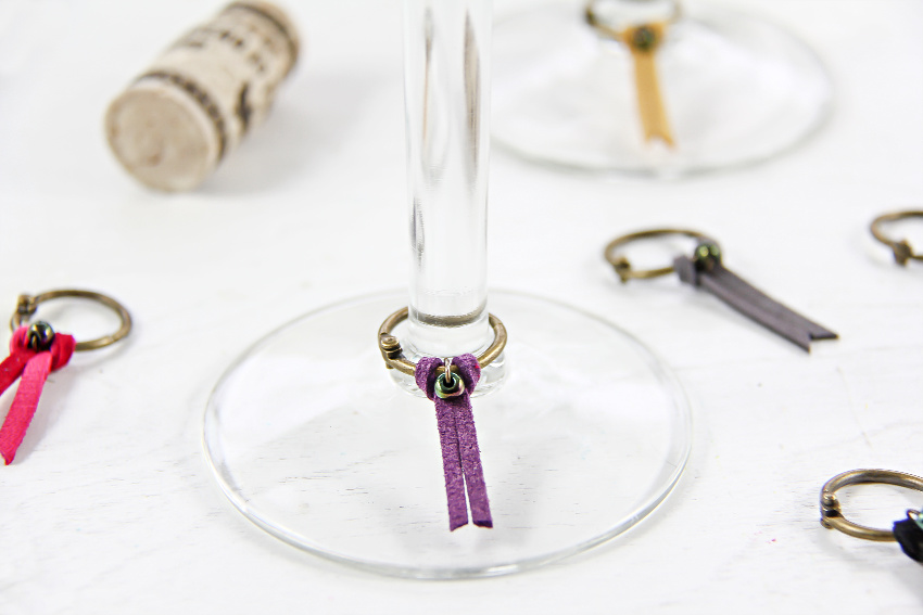 diy wine glass markers