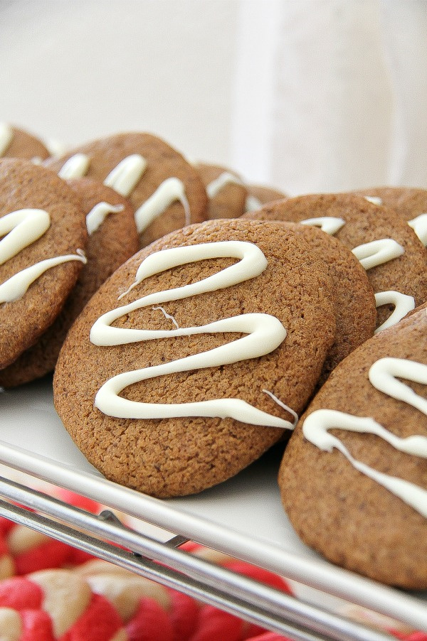 white chocolate ginger cookies