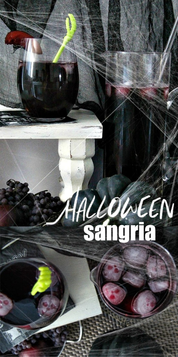 Make This Dark Red Wine Halloween Sangria Tonya Staab