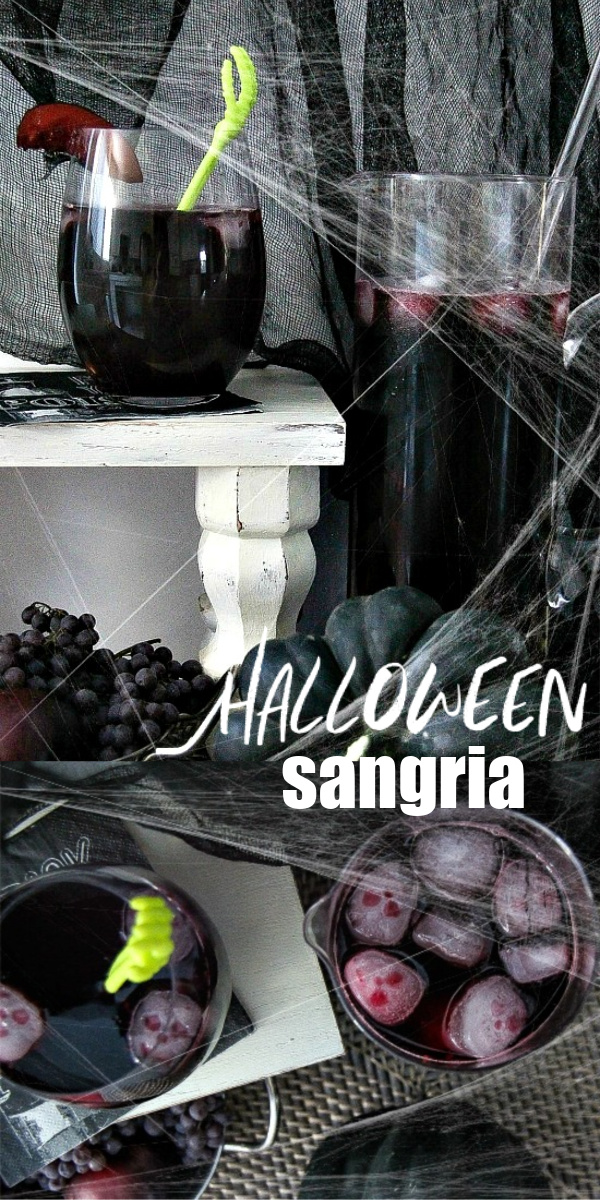 Halloween sangria Pinterest image