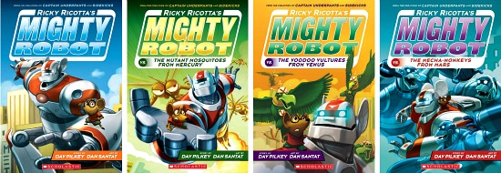 Ricky Ricotta's Might Robot book series