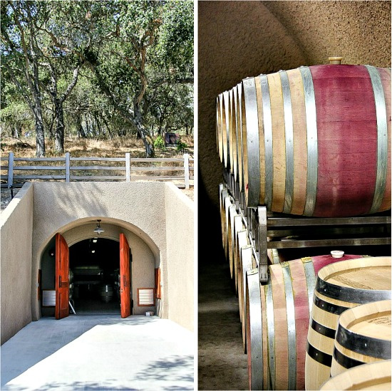 Holman Ranch wine cellar