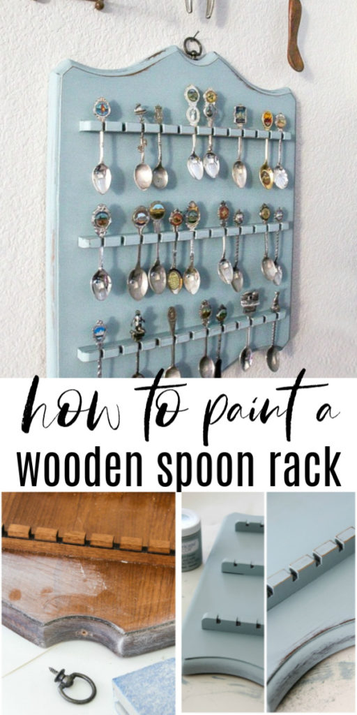 How to Paint a Vintage Wooden Spoon Rack Tonya Staab
