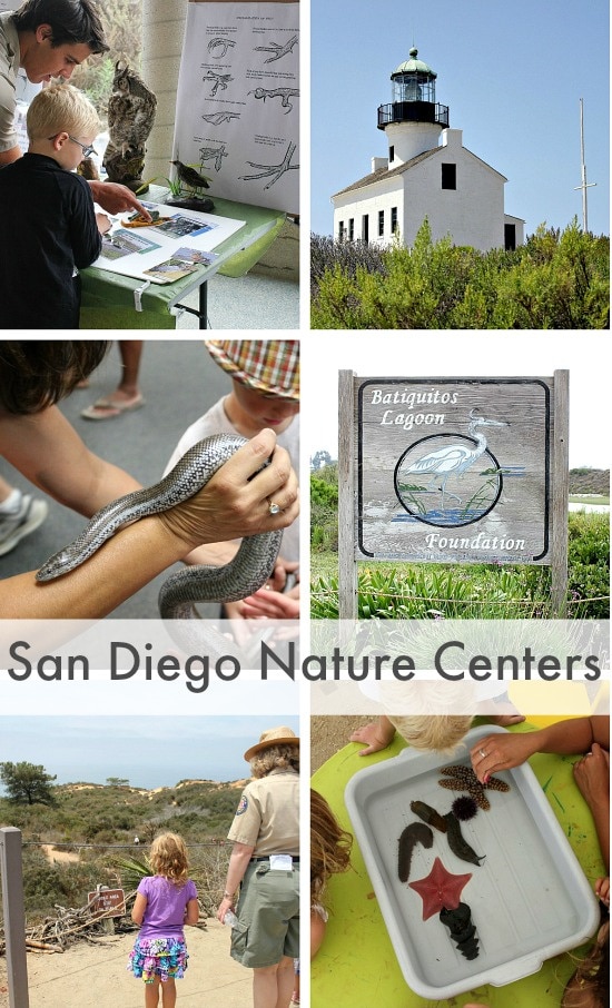 nature centers in san diego that are good for kids to see animals and wildlife