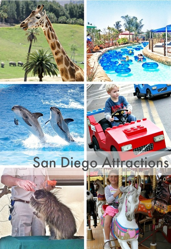 San Diego theme parks and attractions for kids