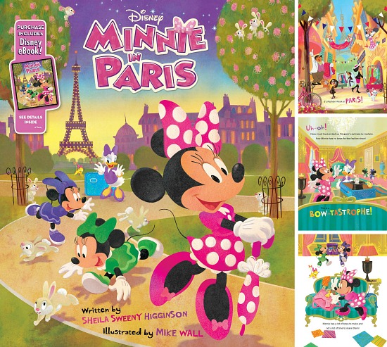 Minnie in Paris book for kids