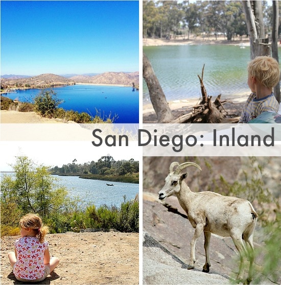 places to go with kids that are inland from San Diego