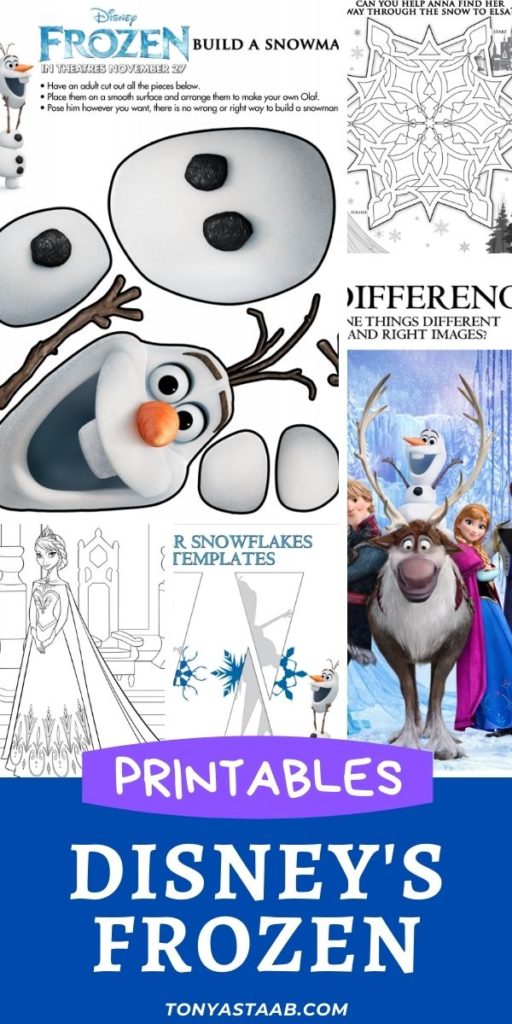 Disney Frozen Free Activity and Coloring Sheets | Tonya Staab