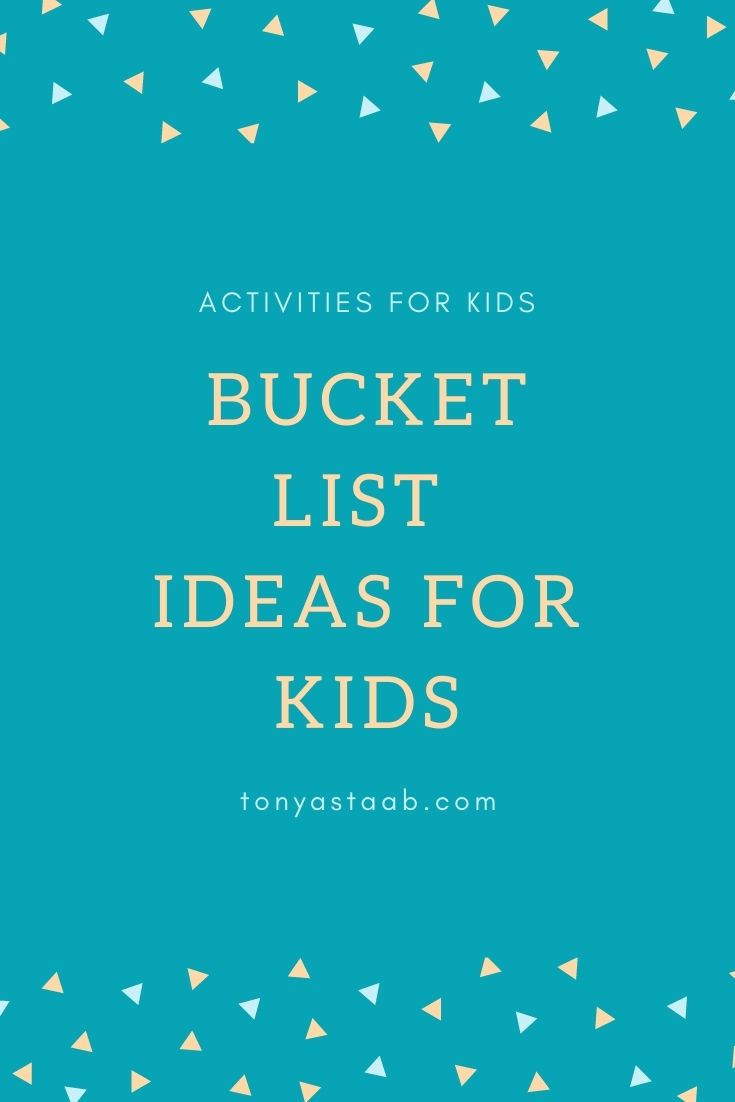 bucket list ideas for kids