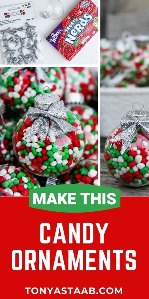 How to Make Christmas CandyFilled Ornaments Tonya Staab