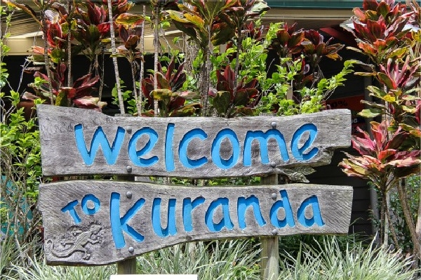 welcome to Kuranda sign